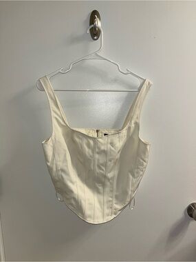 Sincerely Jules White Corset Top